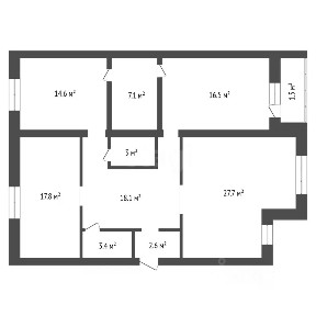Продается 3-комн. квартира, 112,5 м²
