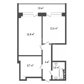Продается 2-комн. квартира, 47,2 м²