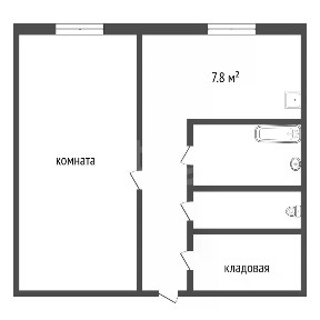 Продается 1-комн. квартира, 34,1 м²