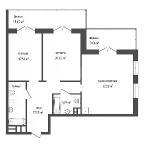 Продается 3-комн. квартира, 102 м²