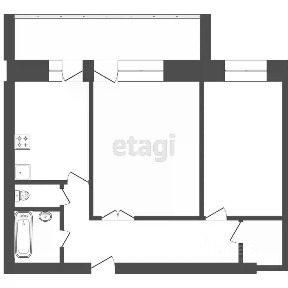 Продается 2-комн. квартира, 49,8 м²
