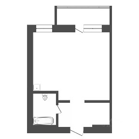 Продается студия, 42 м²