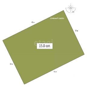 Продается 1-этажный дом, 43,1 м²