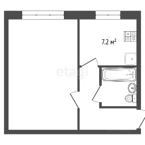 Продается 1-комн. квартира, 30,6 м²