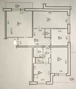 Продается 4-комн. квартира, 84,4 м²