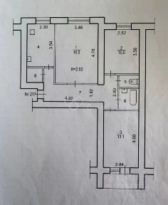 Продается 3-комн. квартира, 64,1 м²