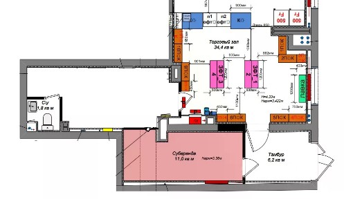 Сдается торговая площадь, 11 м²