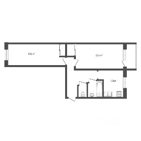 Продается 2-комн. квартира, 46 м²