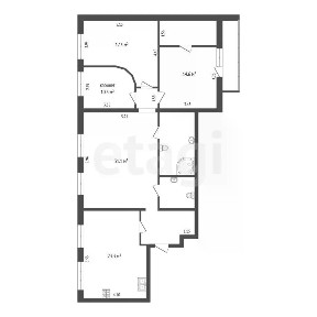 Продается 3-комн. квартира, 123,3 м²