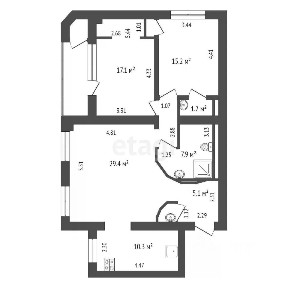 Продается 3-комн. квартира, 91,7 м²