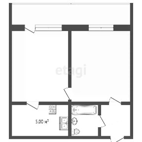 Продается 1-комн. квартира, 31,3 м²