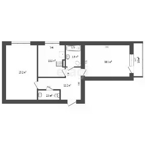Продается 2-комн. квартира, 70,2 м²