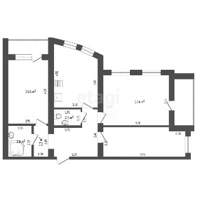 Продается 3-комн. квартира, 78,2 м²