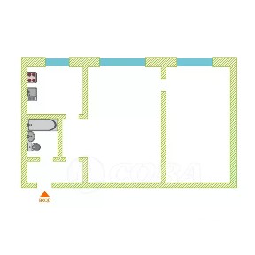 Продается 2-комн. квартира, 42,5 м²