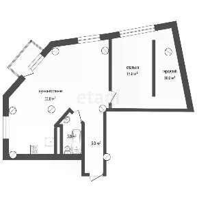 Продается 2-комн. квартира, 87 м²