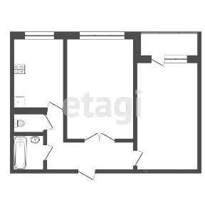 Продается 2-комн. квартира, 50,7 м²