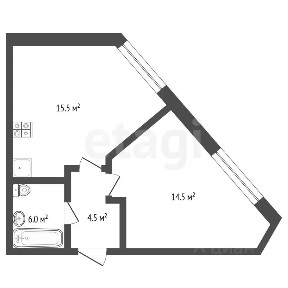 Продается 1-комн. квартира, 40 м²