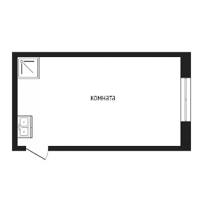 Продается студия, 17,55 м²