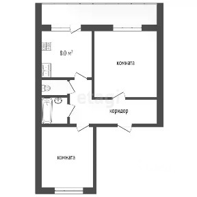 Продается 2-комн. квартира, 43,2 м²