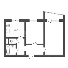 Продается 2-комн. квартира, 50,9 м²