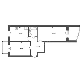 Продается 2-комн. квартира, 61,1 м²