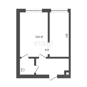 Продается 1-комн. квартира, 23,8 м²