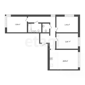 Продается 3-комн. квартира, 84,6 м²