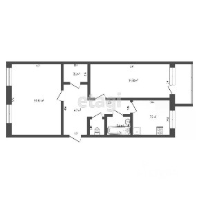 Продается 2-комн. квартира, 64 м²