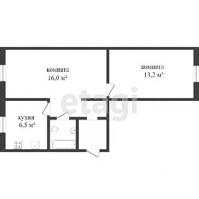 Продается 2-комн. квартира, 40 м²