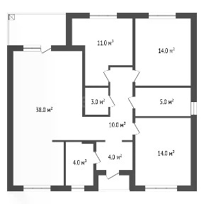 Продается 1-этажный дом, 101 м²