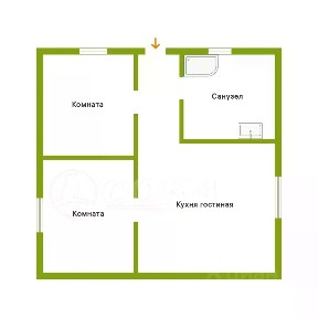 Продается 1-этажный дом, 42 м²