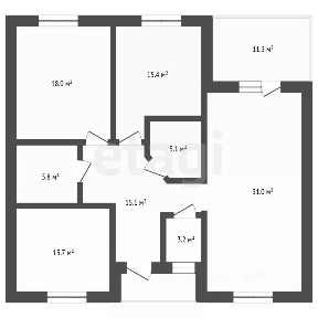 Продается 1-этажный дом, 120 м²