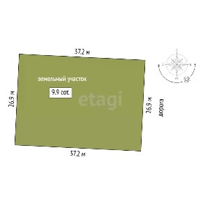 Продается участок, 10 сот.