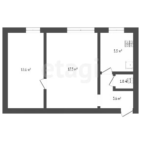 Продается 2-комн. квартира, 40 м²