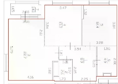 Продается 2-комн. квартира, 66,3 м²
