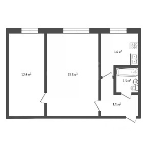 Продается 2-комн. квартира, 40 м²