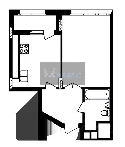 Продается 1-комн. квартира, 41,7 м²