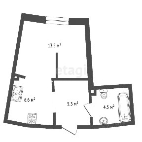 Продается студия, 29,9 м²