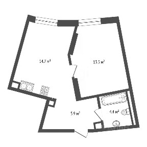 Продается 1-комн. квартира, 38,8 м²