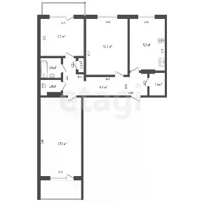 Продается 3-комн. квартира, 63,1 м²