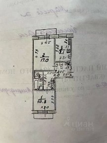 Продается 2-комн. квартира, 50,4 м²