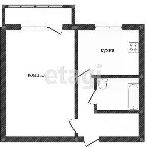 Продается 1-комн. квартира, 28,5 м²