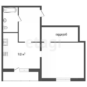 Продается 1-комн. квартира, 40,3 м²
