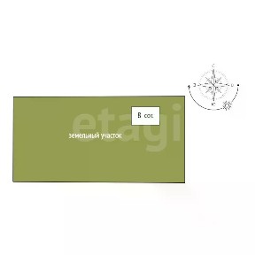 Продается 1-этажный дом, 50 м²