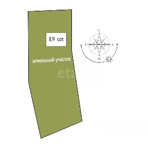 Продается 1-этажный дом, 59,8 м²