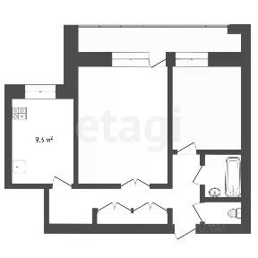 Продается 3-комн. квартира, 61,1 м²