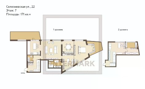Продается 3-комн. квартира, 171 м²