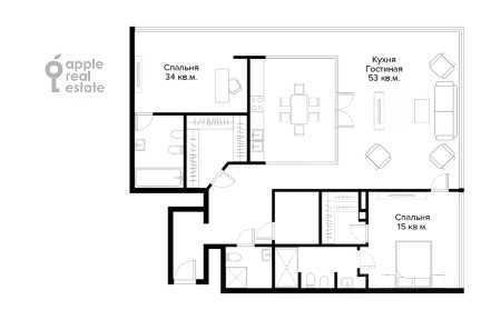 Продается 3-комн. квартира, 178 м²