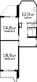 Продается 2-комн. квартира, 60 м²