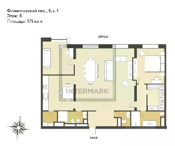 Продается 3-комн. квартира, 175 м²
